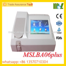 MSLBA06plus-M High quality Fully automatic biochemistry analyzer Semi-automatic chemistry analyzer with CE ISO